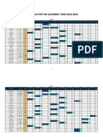 A2 Timetable - Pechs Campus 10th August 2022