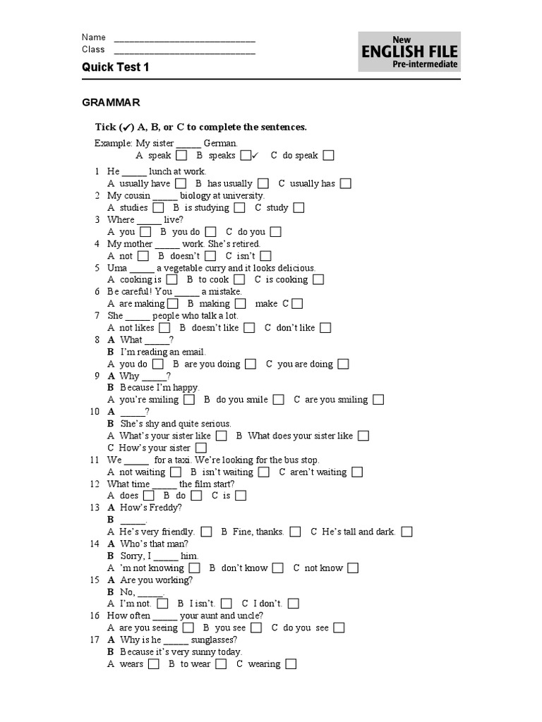 Test Unit 1A B C | PDF | Softlines (Retail) | Clothing