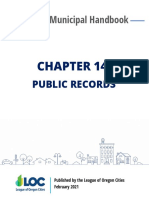 Handbook - Chapter 14 Public Records