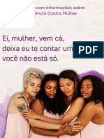 Cartilha Com Informações Sobre V Iolência Contra Mulher