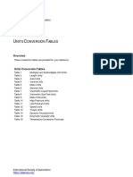 UNITS CONVERSION TABLES