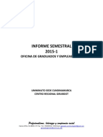 2015-1 Informe Oficina de Graduados CRG