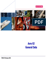 Avro RJ General Data Brochure