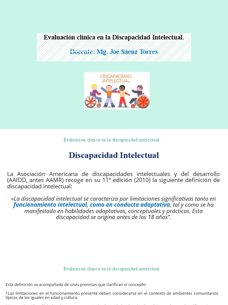 Comprensión integral de la evaluación clínica en la Discapacidad ...