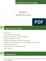 Módulo 7 - Gestión de Costos