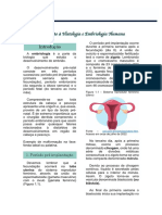 Introdução À Histologia e Embriologia Humana