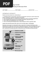 BIO 111 F2020 Principles of Biology LAB 1