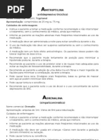 MEDICAMENTOS CLINICA MEDICA