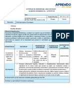 Actividad de Aprendizaje #01 - 4º