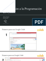 Introducción A La Programación en Python