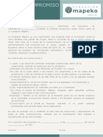 Carta de Compromiso - Mapeko Paraguay