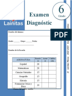 6to Grado - Examen Diagnóstico (2022-2023)