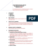 Plan de Forestación RIEGO