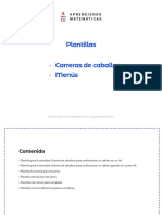 Plantilla Carrera Caballos Menus