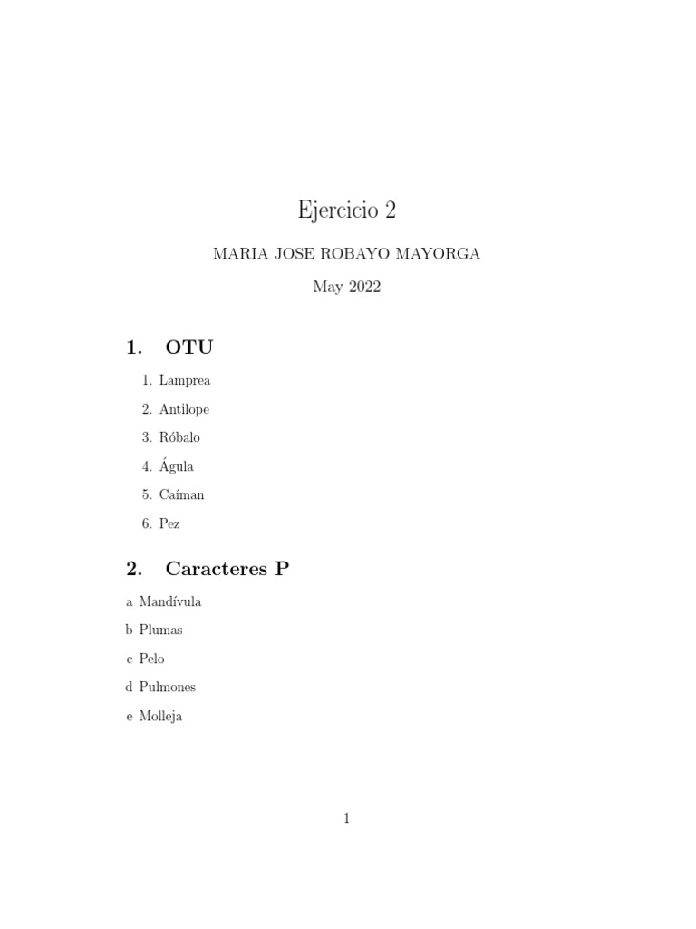 Ejercicio 2 | PDF