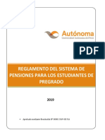 REGLAMENTO DEL SISTEMA DE PENSIONES PREGRADO - Compressed