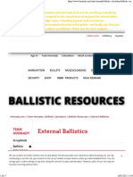 External Ballistics - Hornady Manufacturing, Inc