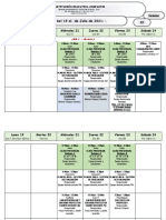 Horario clases presenciales Institución Educativa Compartir