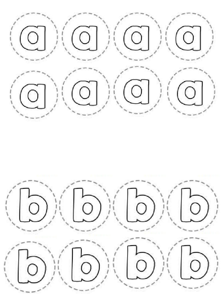 Abecedario para Colorear | PDF