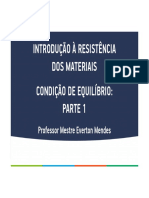 Aula - 2 - Condiçao de Equilibrio Parte 1