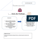 Guia Del Dia Lunes 30 de Agosto. 5 Año. Lenguaje y Comunicacion.