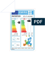 SPLIT-4626MF energy label
