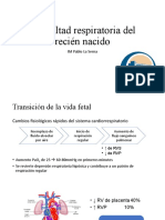 Dificultad Respiratoria Del Recién Nacido