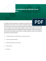 La Aplicación Del Movimiento en Relación Con La Posición Anatómica