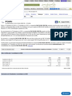 Consolidado - Fundamentos - Indicadores Fundamentalistas P.ACUCAR-CBD PN - PCAR4 - Ações Bovespa - ADVFN Brasil