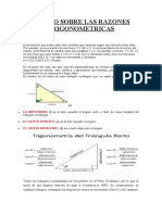 Ensayo Sobre Las Razones Trigonometricas