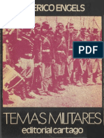 ENGELS Friedrich. Temas Militares. Selección de Trabajos 1848-1895.