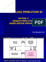 Materi 4 Disain Penelitian Sains SI