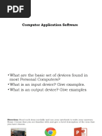 Computer Application Software