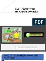 Install Computer Systems and Networks