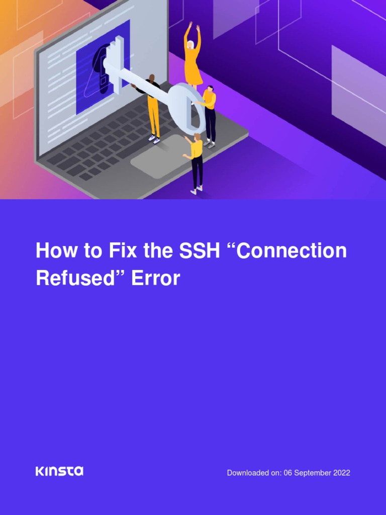 Fix SSH Connection Refused Error | PDF | File Transfer Protocol | Word ...