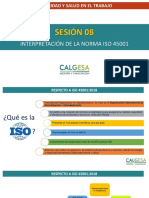 SESIÓN 08 - Interpretación de La Norma ISO 45001