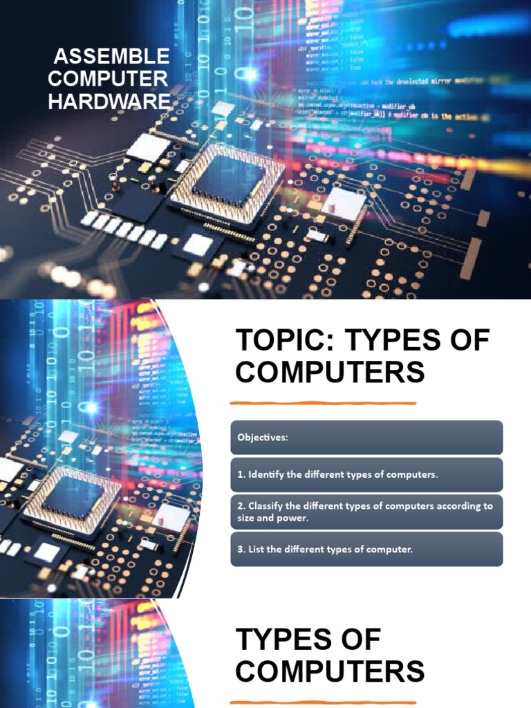 ASSEMBLE COMPUTER HARDWARE PDF Personal Computers Personal