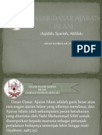 Dasar-Dasar Ajaran Islam Aqidah Syariah