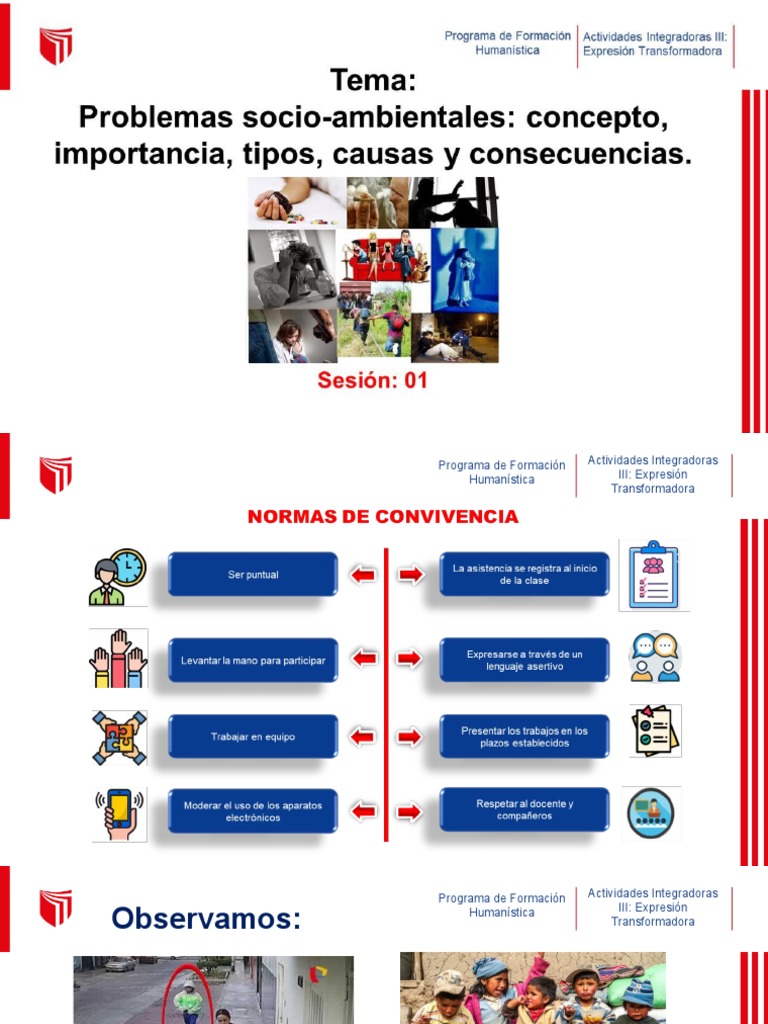 Problemas Sociales y Ambientales: Análisis | PDF | Humanidades | Mapa