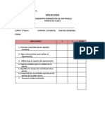 Lista de Cotejo Experimento Germinación 1°