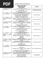 Directory of Quasi Judicial