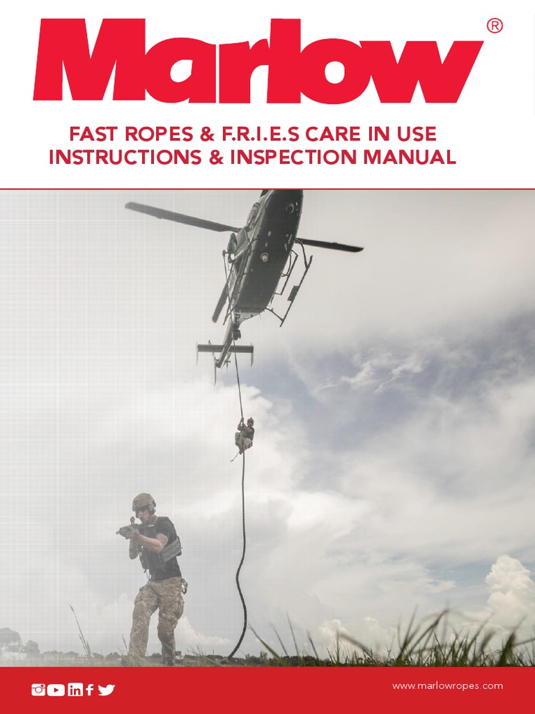 Fast Ropes & F.R.I.E.S Care Manual | PDF | Rope | Manufactured Goods