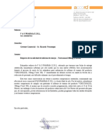 Carta Accord - Informe de Ensayo