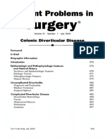 Diverticular Disease