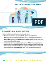 Komunikasi Efektif Sesama Rekan Kerja