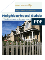 Clark County Code Enforcement Neighborhood Guide Summary