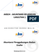 Akuntansi Keuangan Lanjutan - Akuntansi Penggabungan Usaha