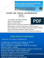 Curso de Salud Ocupacional : Segunda Especialidad en Seguridad Y Prevención de Riesgos Industriales