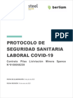 Protocolo Seguridad Sanitaria Laboral-COVID-19 Contrato Pilas Lixiviación - Actualizado