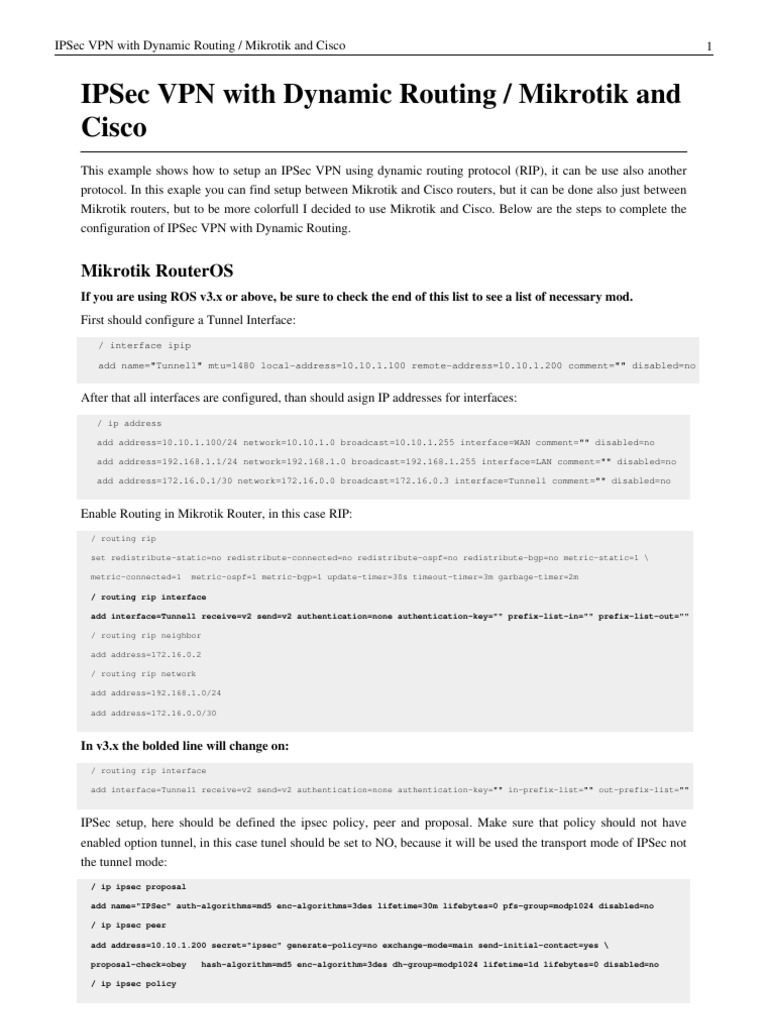 mikrotik vpn dynamic ip address